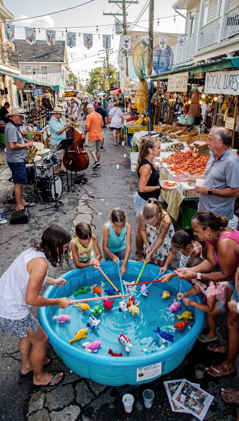 Рыбак, изучающий карту с лучшими местами для ловли рыбы.