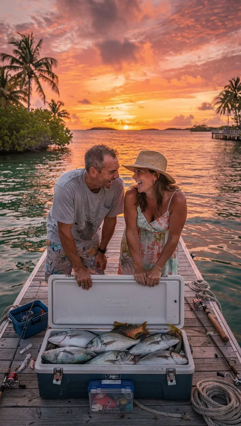 Захватывающий момент, когда рыба клюет на наживку.