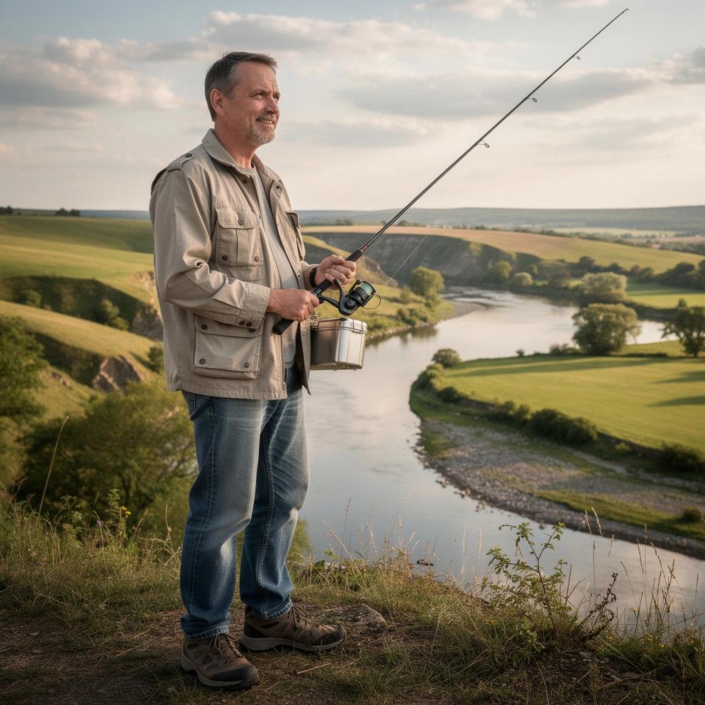 Группа друзей, собирающихся на рыбалку с оборудованием и лодкой.